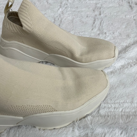 H&M Cream/Beige Sock Slip-On Women's Sneakers - Picture 10 of 15